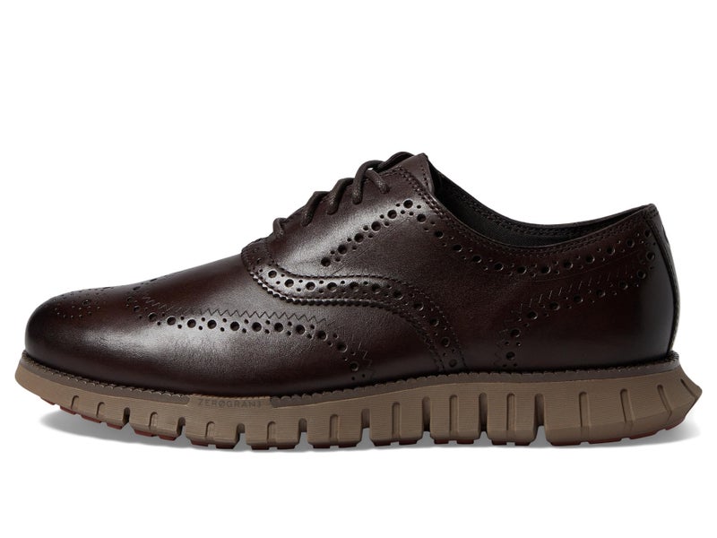 COLE HAAN أحذية كول هان للرجال زيروغراند المعاد تصميمها بنمط وينغتيب، شوكولاتة داكنة/قهوة إيرلندية، 7.5-W أمريكي - Image 4