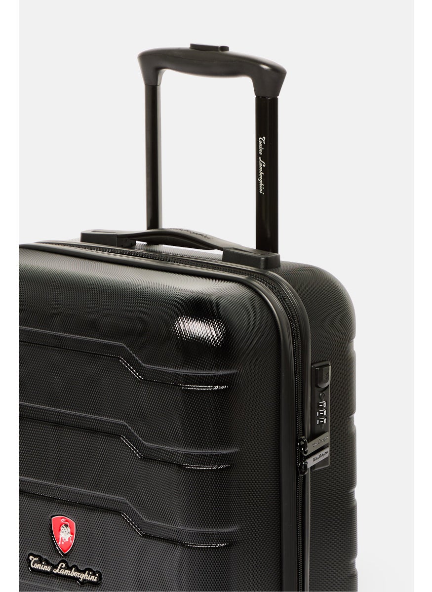 Tonino Lamborghini 21,1 Inch Underseat Brand Logo Cabin Spinner Luggage, Black  - Image 5