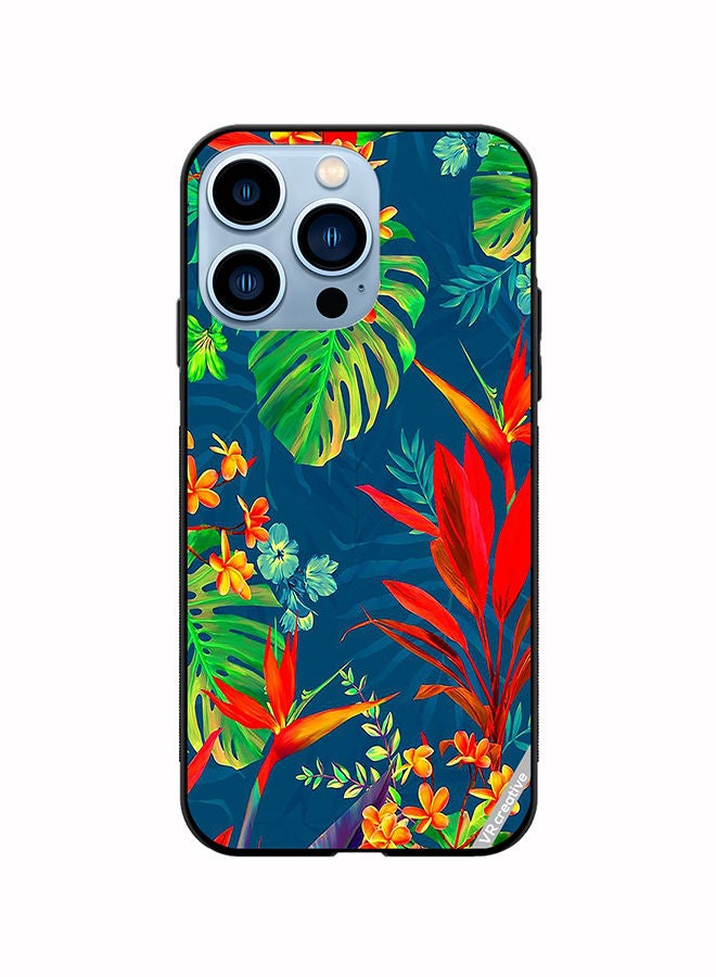 VR CREATIVE Protective Case Cover For Apple iPhone 14 Pro Max Flower Design Multicolour - Image 1