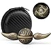 Amarlozn Sphere Fidget Spinner for Kids Adults Metal Brass Orb Ball Toy for Stress Relief Desk Decor for School Office Birthday Stocking Stuffer Gift Sensory Toy for Boys Girls with Premium Case - Image 2