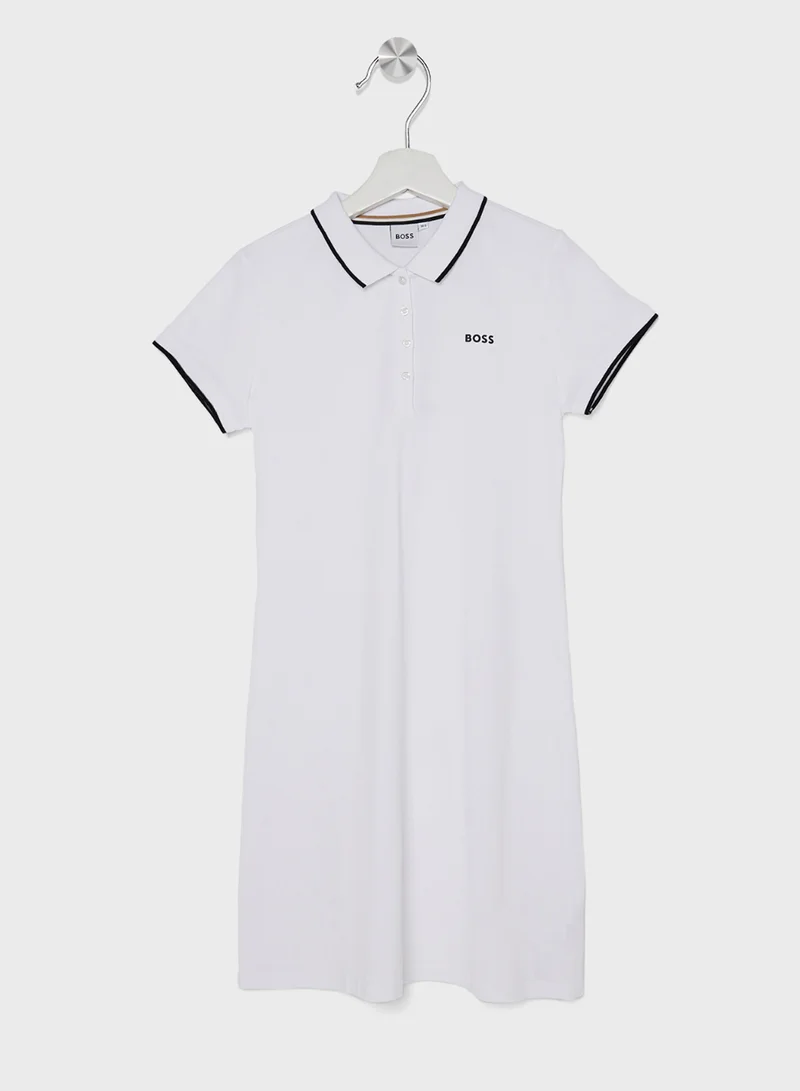 بوس Polo T-Shirt Dress