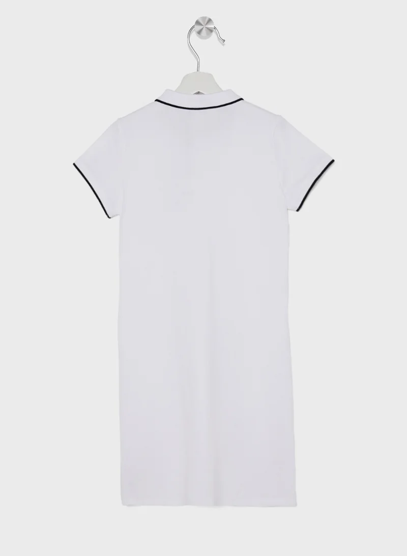 بوس Polo T-Shirt Dress