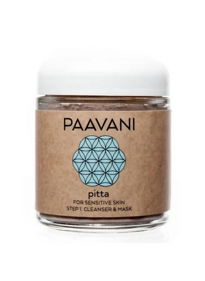PAAVANI Ayurveda Pitta Cleanser And Mask 4Oz Soothing Cleanses Draws Out Impurities Calms Irritation Smooths Skin 
