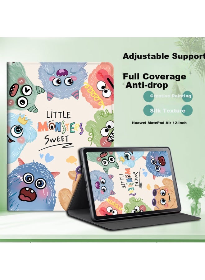 Shihan Protective Case For Huawei Matepad Air 12 12-inch Huawei Tablet, Full Protection Anti-drop Creative Painted Cute Leather Cover