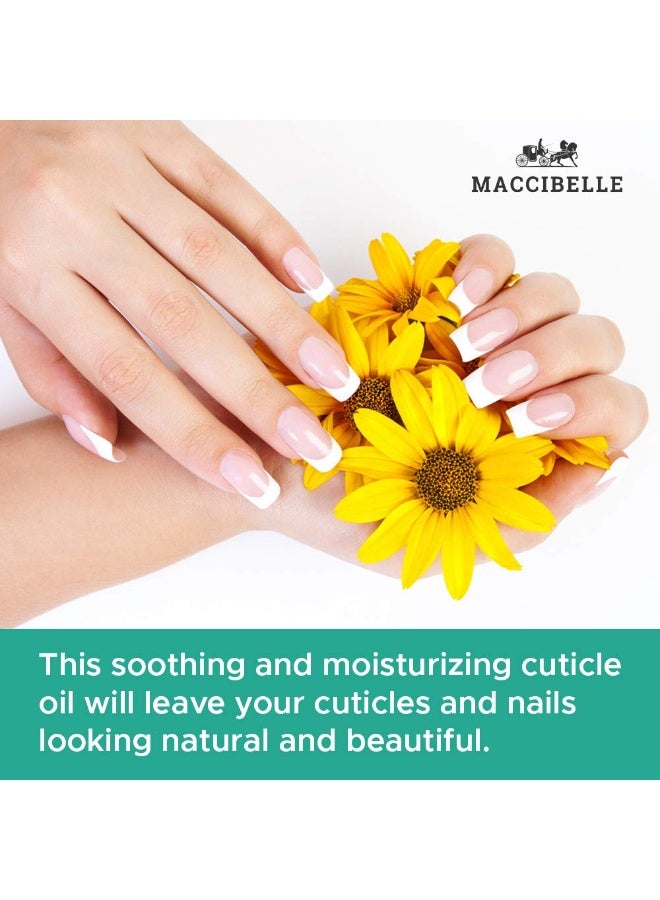 maccibelle Maccibelle Pure Cuticle & Nail Oil Pen 2ml Heals Dry Cracked Cuticles (Peppermint) - Image 4
