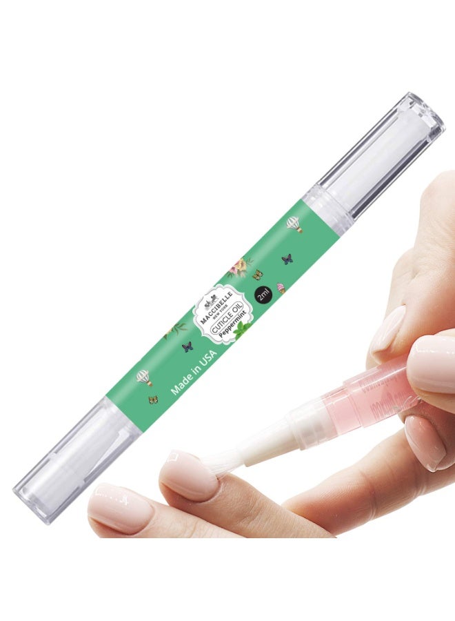 maccibelle Maccibelle Pure Cuticle & Nail Oil Pen 2ml Heals Dry Cracked Cuticles (Peppermint) - Image 1