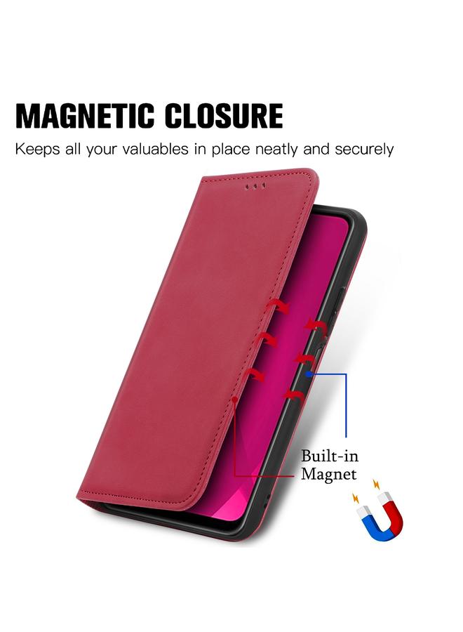 اس-توب جراب لهاتف Infinix Smart 9 بتصميم كلاسيكي مصنوع من الجلد مع غطاء مغناطيسي قابل للطي - Image 5