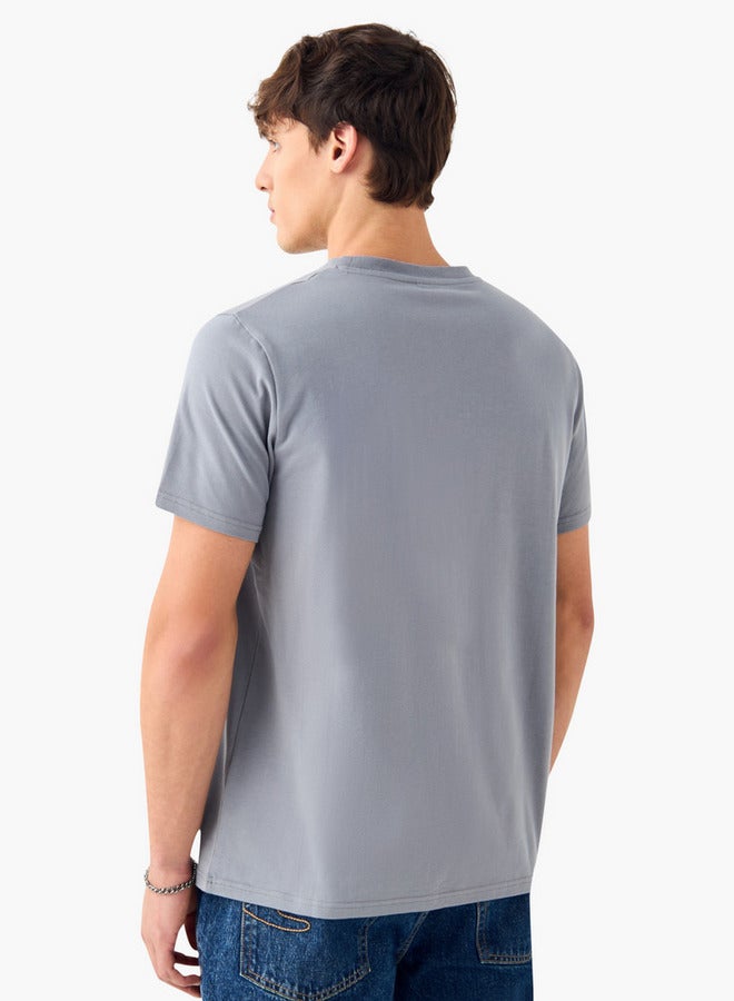 SP Characters Eren Yeager Print T-shirt with Short Sleeves - Image 3