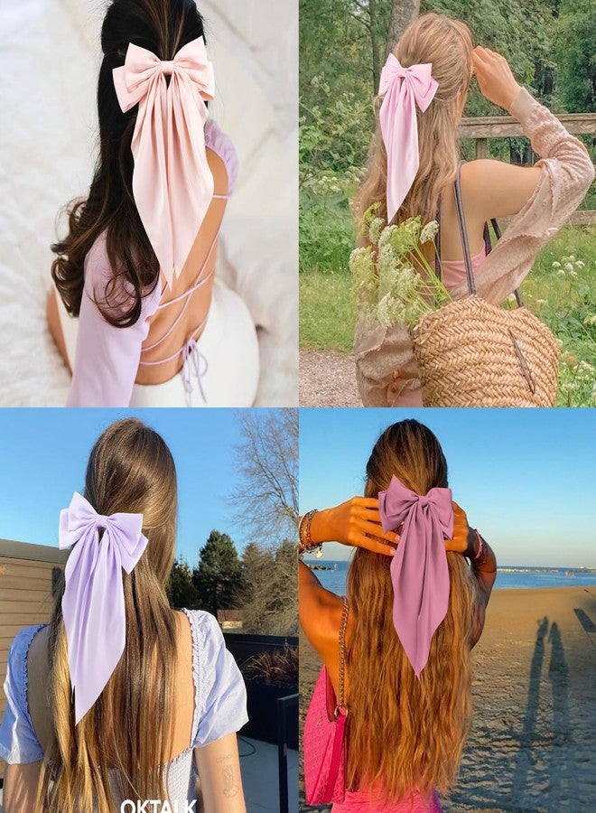 Canitor Hair Bows for Women Barrettes Clip Large Ribbon Cute Preppy Teenager Tween Teen Girl Gifts Trendy Stuff Aesthetic Coquette Fashion Hair Accessories - Image 2