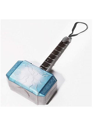 31cm Hammer Toy with Light and Sound LED Light Up Thunder Hammer for Kids ABS Plastic Cosplay Prop for Halloween Stage Show Costume Party Gift for Boys Girls - view 3
