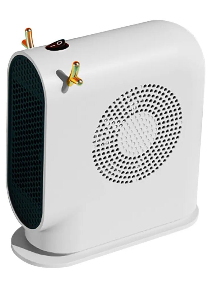 DubaiGallery 500W Electric Heater, Portable Ceramic Fan Heater Low Energy Silent with 2 Adjustable Thermostat Overheat & Tip Over Protection, Heater for Home, Bathroom, Bedroom, Living Room, Office  - Image 1