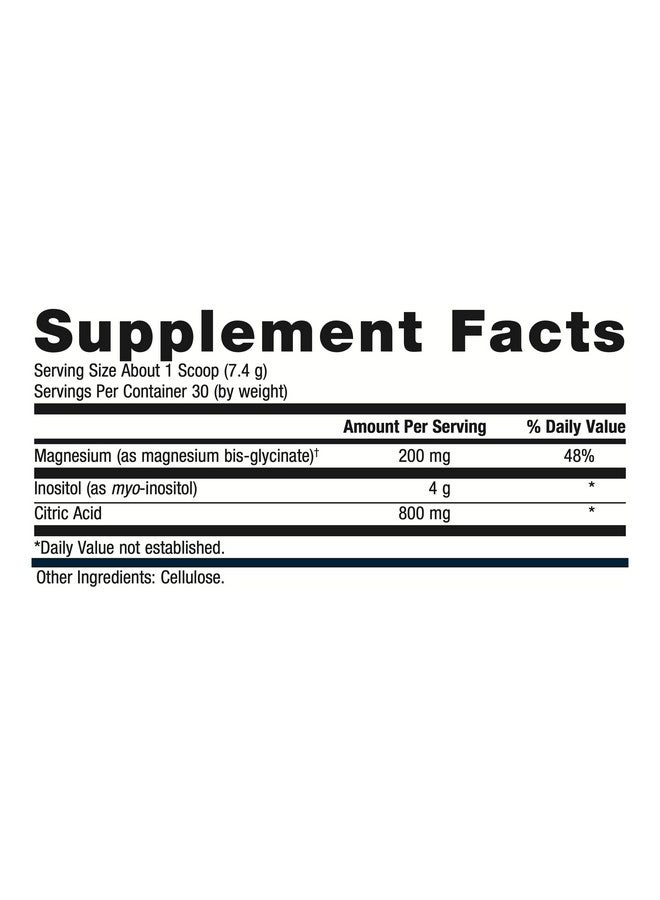 ميتاجينكس Metagenics Cenitol - مكمل غذائي غني بالمغنيسيوم لصحة الأعصاب* - مع ميو-إينوزيتول وحمض الستريك والمغنيسيوم - مكملات غذائية للجهاز العصبي ووظائف المخ* - 7.8 أونصة - 30 وجبة - Image 2