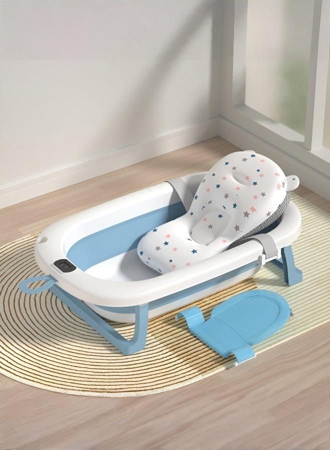 Smart Foldable Bathtub with Integrated Temperature Sensor - Image 1