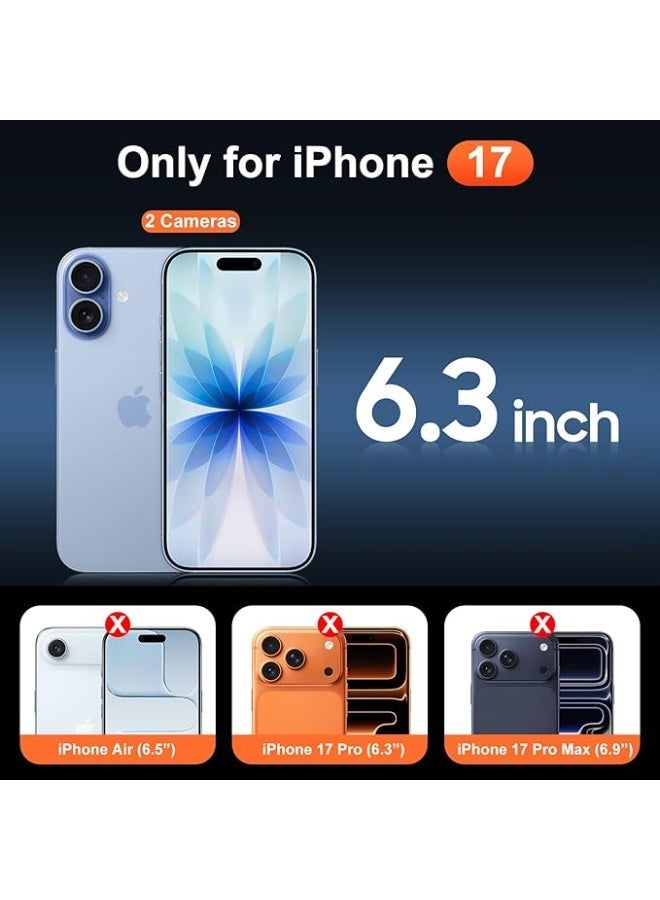 غولو جراب Golau لهاتف iPhone 17 MagSafe، غطاء شفاف، حلقة مغناطيسية مدمجة، [حماية من الدرجة العسكرية]، تقنية iCrystal المطورة المضادة للاصفرار، ظهر مقاوم للخدش، حماية للتحكم في الكاميرا، جراب مغناطيسي فائق النحافة - Image 2