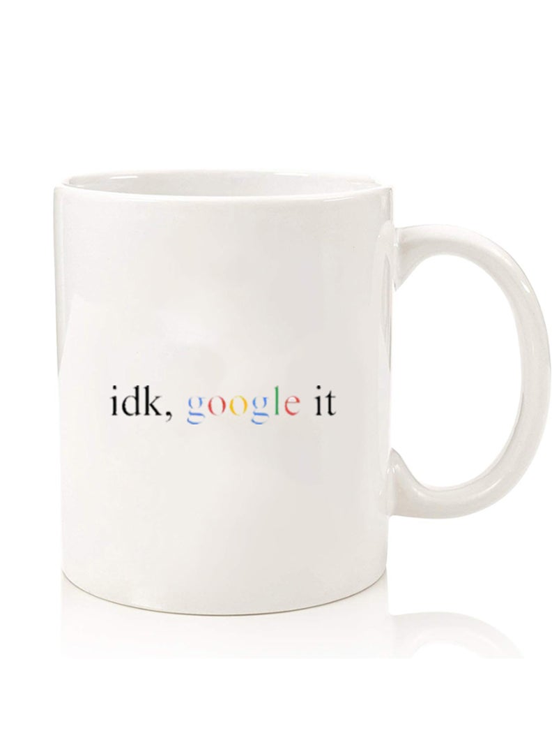 Theodor Premium Quality Two Sided Printed Coffee Mug Tea Cup For Home Office, Kids Men Women Google it - Image 1