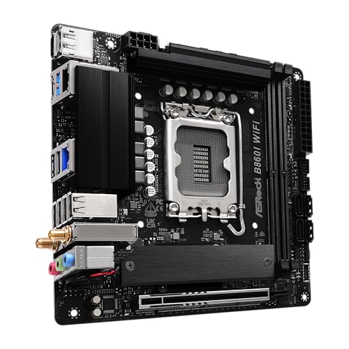 ASRock Intel Core Ultra B860 LGA1851 B860I WiFi 6E DDR5 8933 MHz 128GB M.2 Mini ITX Motherboard SATA3 6.0 Gb/s PCIe 5.0 - Image 2