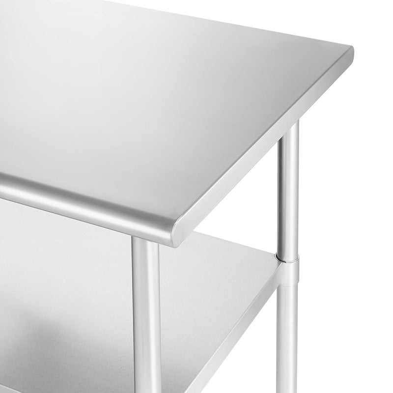 GRIDMANN Stainless Steel Work Table 12 x 30 Inches, NSF Commercial Kitchen Prep Table with Under Shelf for Restaurant and Home - Image 4