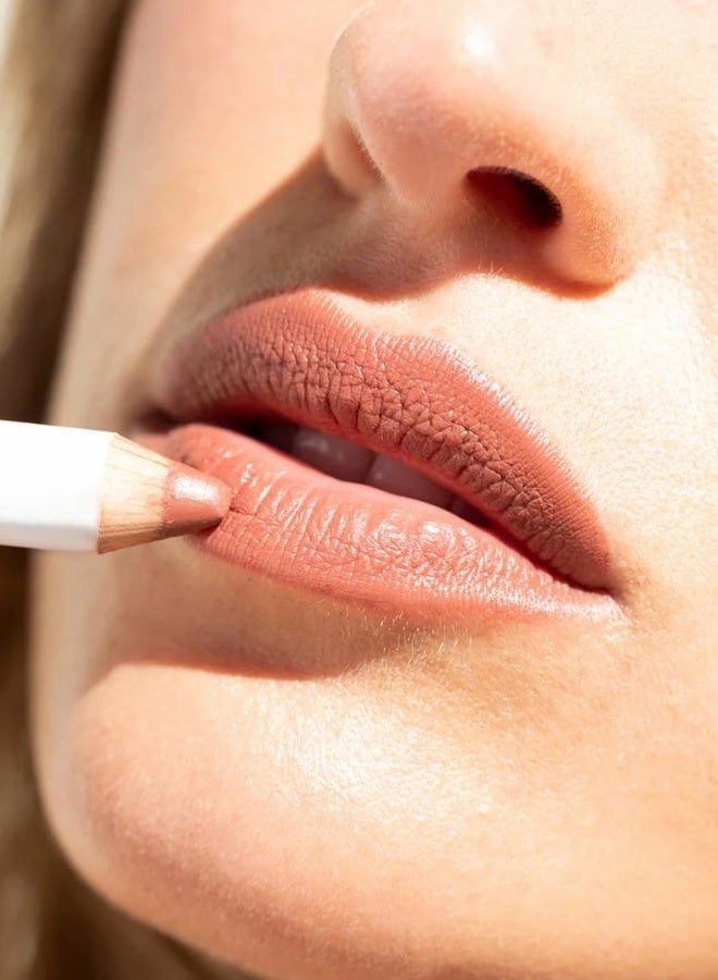 Ere Perez Natural Coco Crayon Hydrating Lip Color | Baobab + Coconut Oil, Silica, Vitamin E | Protect, Nourish, Repair | Vegan, Cruelty-Free, Clean Beauty (Brave, 0.01 oz | 3 g) - Image 4