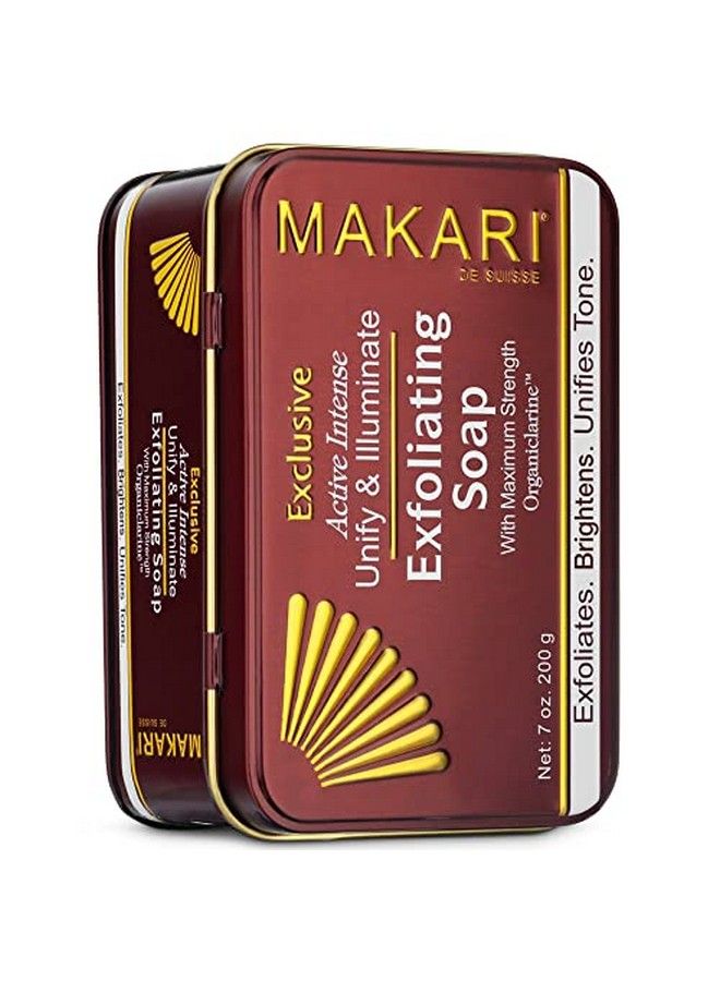 Makari Exclusive Active Intense Exfoliating Soap (7Oz) ; Unify & Illuminate ; Advanced Brightening Bar For Dark Spots And Blemishes ; Exfoliates Dead Skin Cells And Helps Reveal Natural Skin Radiance - Image 2