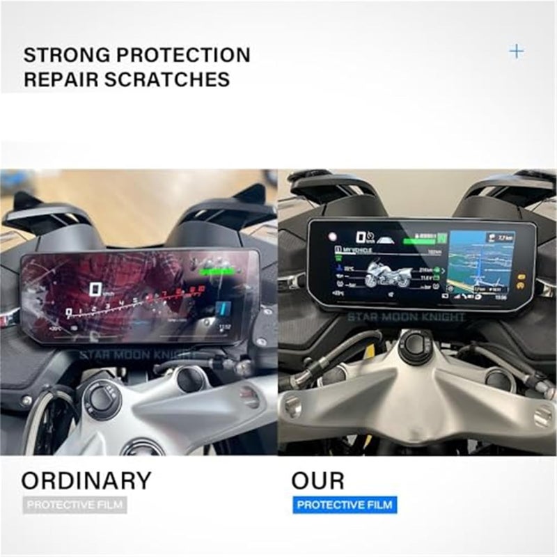 QASULER Motorcycle Screen Protector - Image 4