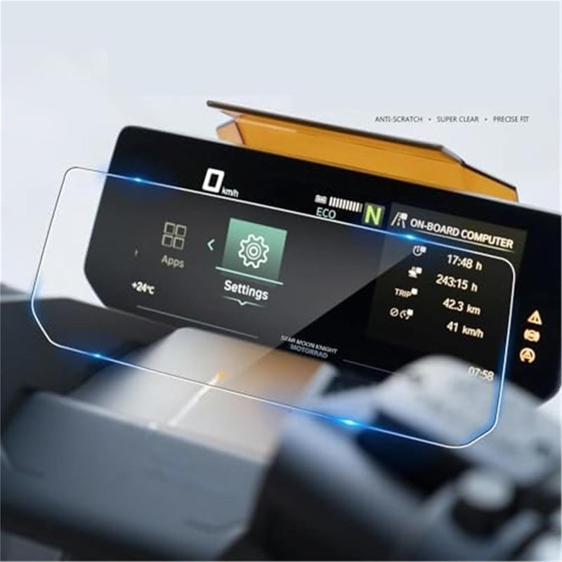 QASULER Motorcycle Screen Protector - Image 3