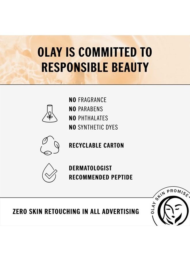 Olay Vitamin C + Peptide 24 Eye Cream, Fragrance-Free, 0.5 oz + Whip Face Moisturizer Travel/Trial Size Gift Set  - Image 4