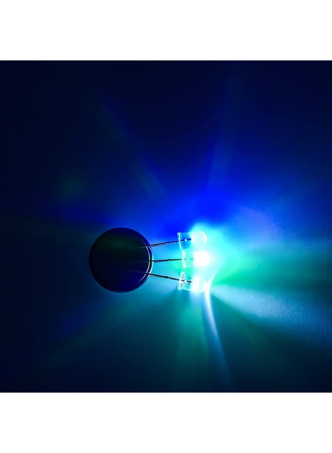 (100 قطعة) مصابيح LED 5 مم من MCIGICM، مجموعة دوائر LED متنوعة لمشاريع العلوم (متعددة الألوان - 5 ألوان)