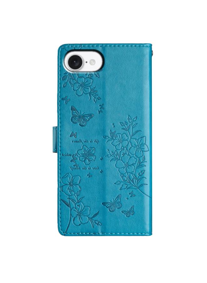 erorex Case For iPhone 16e Butterflies and Flowers Leather Phone Case - Image 4