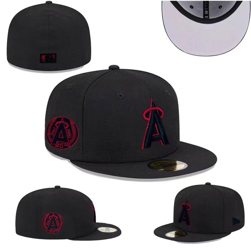 New Dense Embroidery Hat Lany Team Flat-Brim Baseball Cap American Hip-Hop Reversible Baseball League Team Cap - Image 1