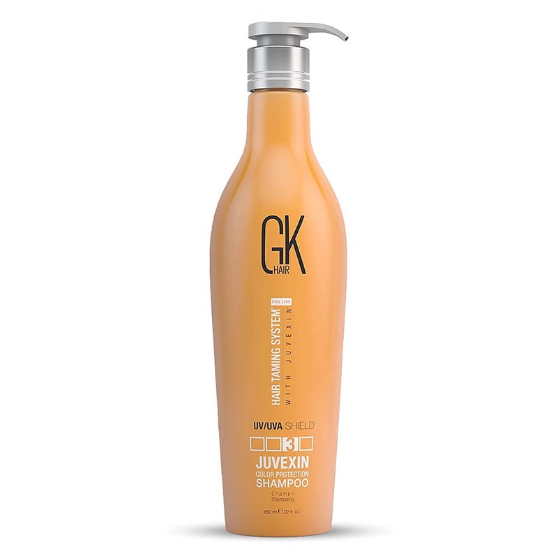 GK Hair GK HAIR Global Keratin Colored Shield Shampoo 22 Fl Oz650ml  Deep Cleansing Moisturizing Heat Protection for Color Treated Dry Damaged Curly Frizzy HAIR  Sulfate Free