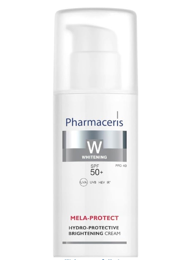 Pharmaceris W Mela Protect Brightening Day Cream SPF 50+, Anti-Pigmentation, UV & Blue Light Protection, Niacinamide & Antioxidants, 50 ml - Image 2