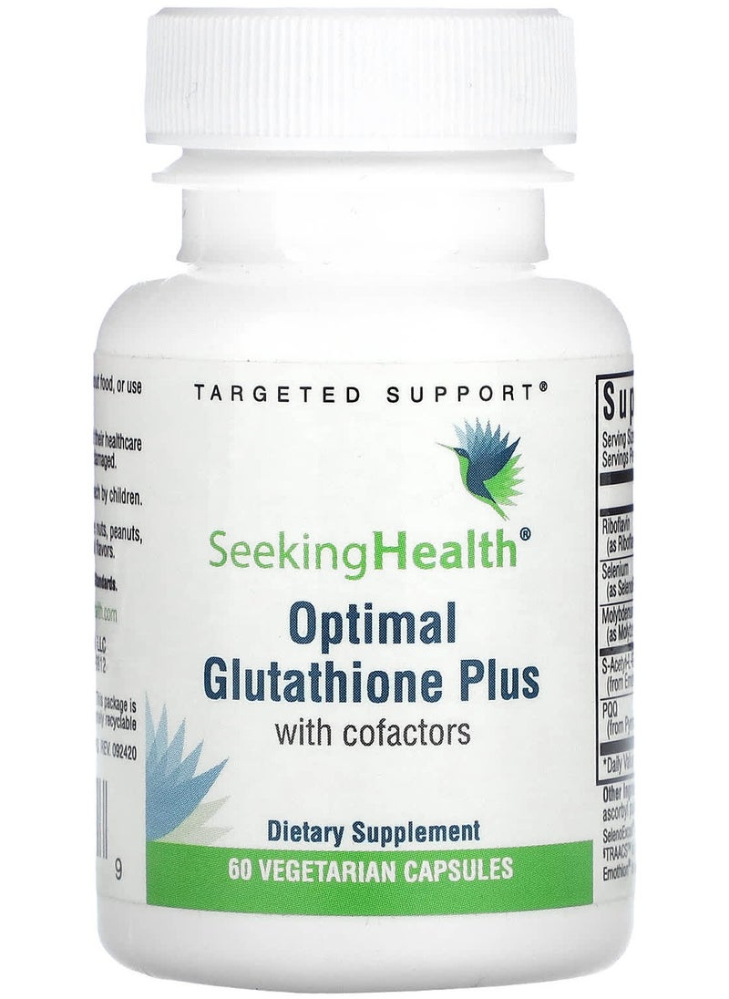 Seeking Health Optimal Glutathione Plus, 60 Vegetarian Capsules 