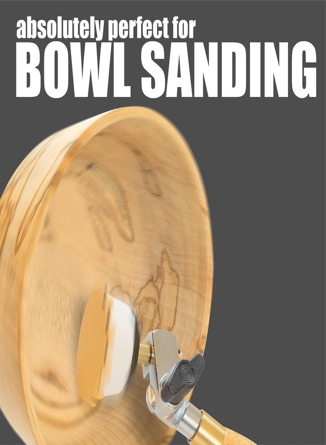 Keystone Flex Edge Gold 2 Inch Sanding Discs, Hook and Loop Wavy Sand Paper for Bowl Sanders and Drill Sanding Attachments, Prevent Shifting, Single Grit - 25 Pack (800 Grit) - Image 2