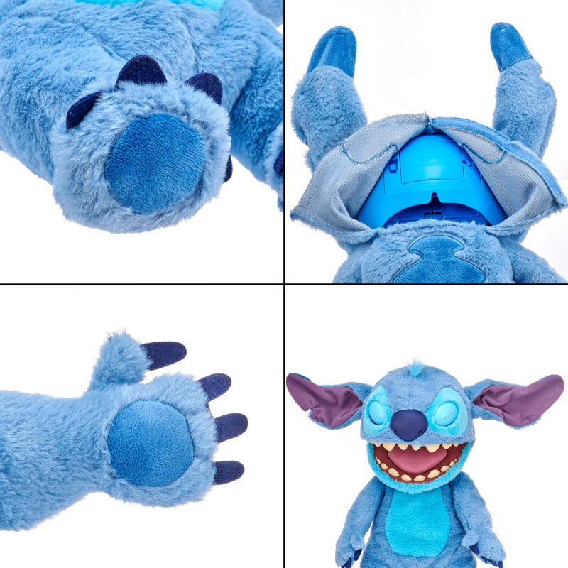Wow! Stuff Disney Stitch Puppetronic by RealFX | Looks, Feels & Sounds Real! | Disney's Lilo & Stitch | Over 100 Action & Sounds | 18" High | Ages 6+ - Image 5