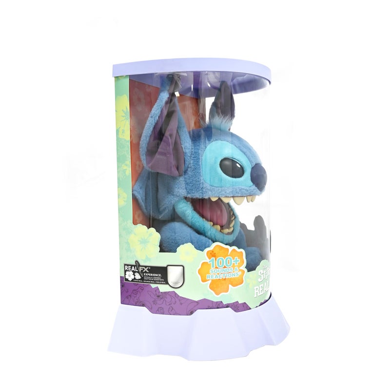Wow! Stuff Disney Stitch Puppetronic by RealFX | Looks, Feels & Sounds Real! | Disney's Lilo & Stitch | Over 100 Action & Sounds | 18" High | Ages 6+ - Image 4