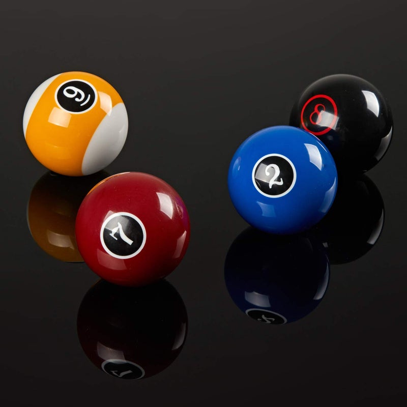 Collapsar Deluxe 2-1/4 Inch Regulation Size Billiards Pool Table Billiard Ball Set Complete 16 Pool Balls Set (Several Style Available) (Modern Style) - Image 3