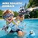 Vanvimen 2 Pack Water Gun for Kids Boys Squirt Water Gun for Kids with LED Light 25 FT Shooting Range Large Capacity No Leak Water Guns Summer Swimming Pool Beach Outdoor Water Fighting Parties Toys - Image 4