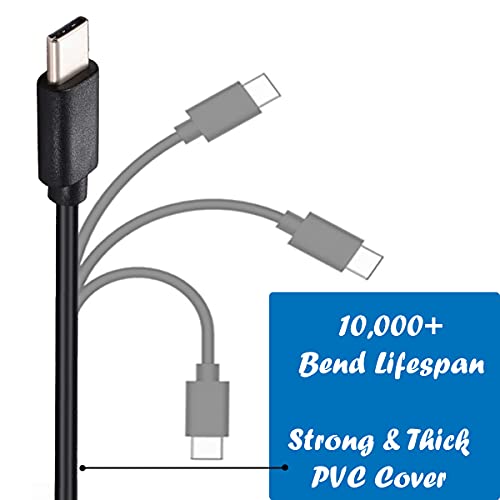 tekSonic USB Type C Cable Fast Charging [10-Pack 3.3ft], USB-A to USB-C Multi Pack Bulk Charge Cord Compatible with Samsung Galaxy S10 S9 S8 S20 S21 Plus A52 A21 A32 A11,Note 10 9 8, PS5 Controller - Image 4