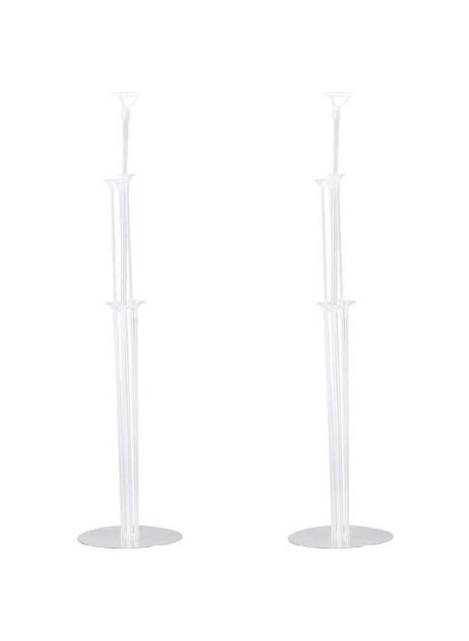 Promass 2 Sets Balloons Holder Column Stand Table Balloon Stand For Birthday Wedding Festival Party Decorations