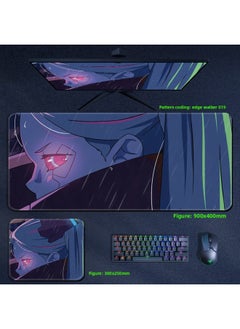 Cyberpunk Edge Walker Mouse Pad Computer Desktop Pad Lucy Edge Runner Cyberpunk 2077 Surrounding-Color:800x300x5mm-Pattern:Edge Walker 019