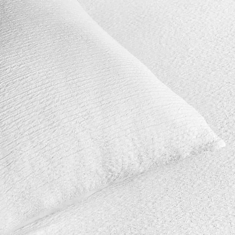 Pan Home طقم غطاء لحاف كينج تانسي 3 قطع من قماش سيرسوكير 230x220 سم - أبيض - Image 3