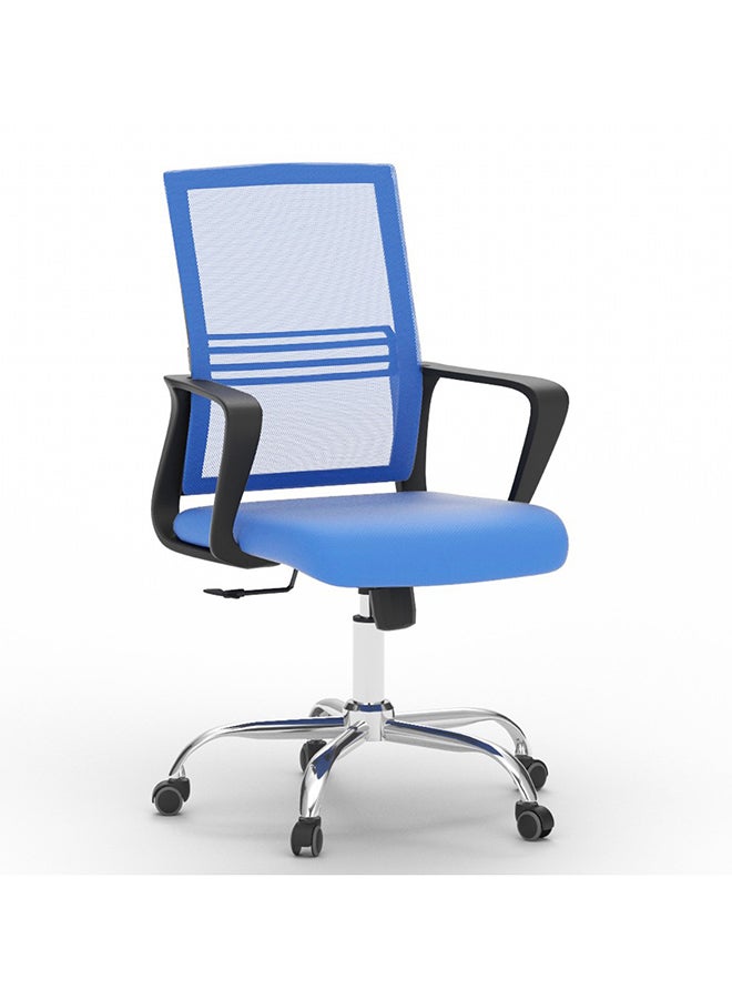 Mahmayi Mahmayi Sleekline 690033 Task Chair Blue Mesh  - Image 1