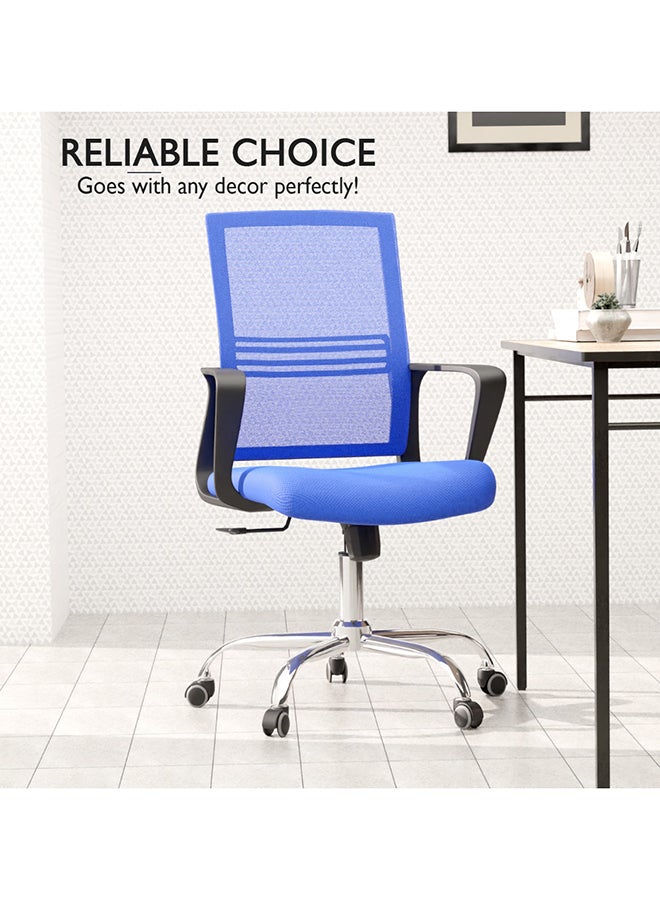 Mahmayi Mahmayi Sleekline 690033 Task Chair Blue Mesh  - Image 5