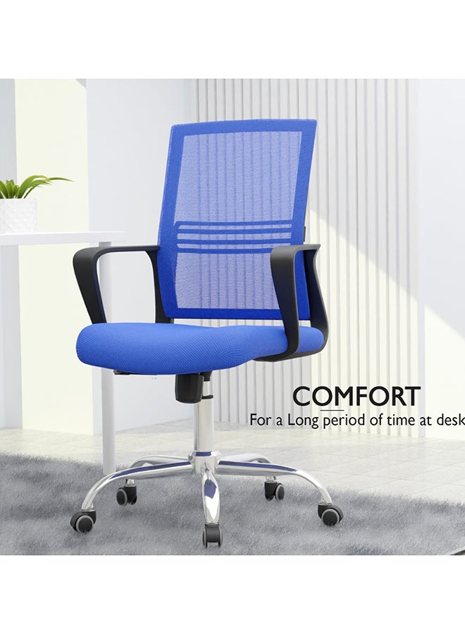 Mahmayi Mahmayi Sleekline 690033 Task Chair Blue Mesh  - Image 4