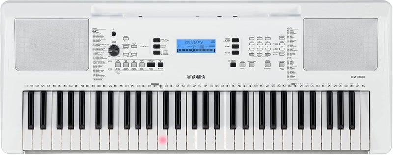 ياماها لوحة مفاتيح محمولة EZ300 مكونة من 61 مفتاحًا ومفاتيح مضاءة MP3 - Image 1