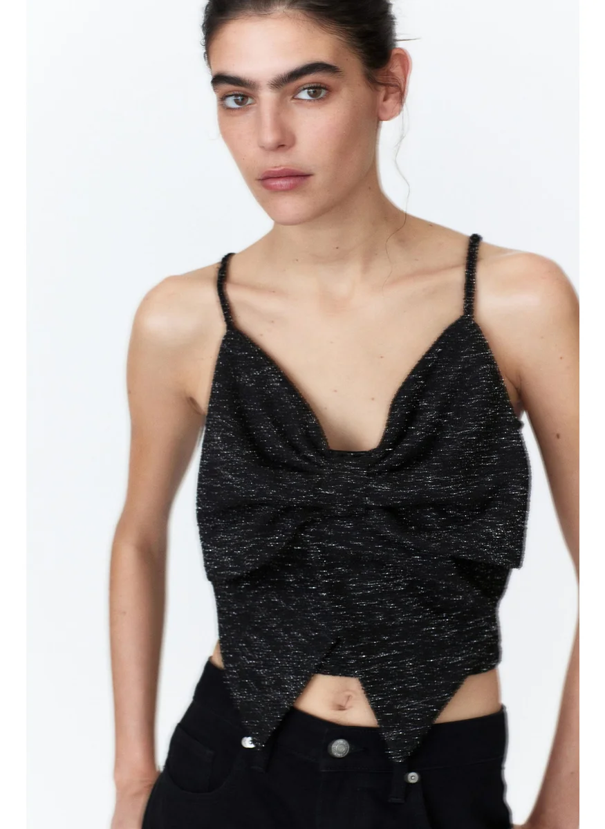 H&M Bow-Front Strappy Top