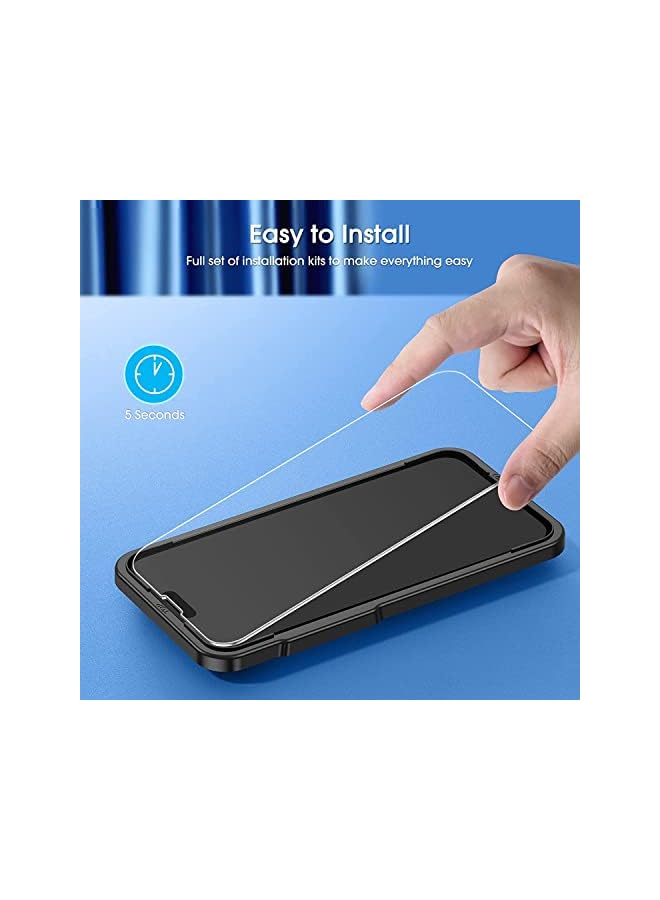 YoYoTech [5 في 1] مصمم لحافظة آيفون 14 برو ماكس، لا يتحول إلى اللون الأصفر، حماية عسكرية، مع 2 واقي شاشة زجاجي مقسى + 2 واقي عدسة كاميرا، مجموعة حماية شاملة. - Image 3