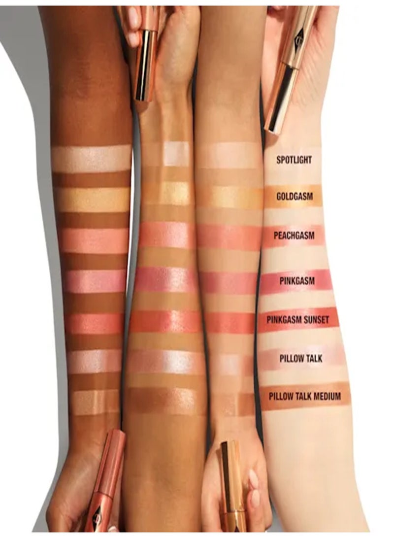 شارلوت تلبوري هايلايتر وبلاشر Charlotte Tilbury Original – Peachgasm | إشراقة خوخية دافئة بلمسة مضيئة - Image 2