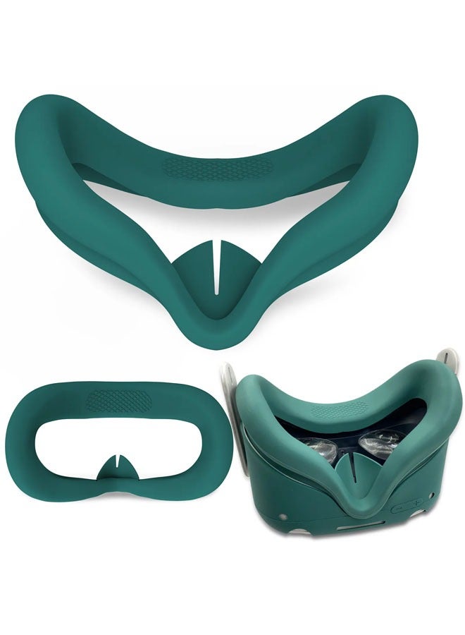 ملحقات الواقع الافتراضي / المعزز: غلاف سيليكون لجهاز Oculus Quest 2، يناسب سماعة الرأس Quest 2، يشمل حماية للسماعة، وسادات للعيون، ومقابض، معززات للواقع الافتراضي. - Image 5