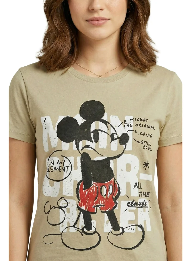 Disney  Classic Mickey Icon Sketch Women’s T-Shirt for Women | Best Price UAE